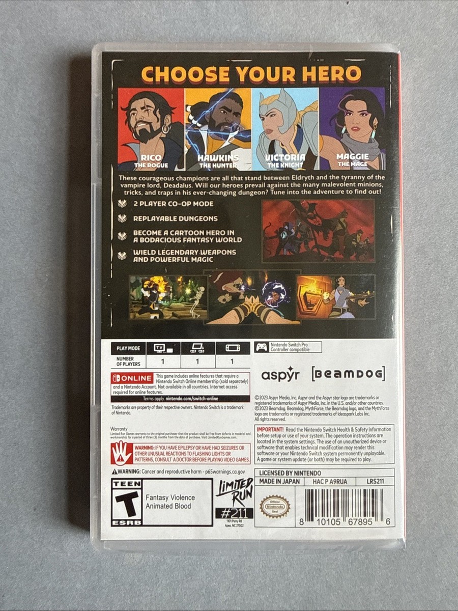 Nintendo Switch Mythforce (Import) (UK IMPORT) Game for sale