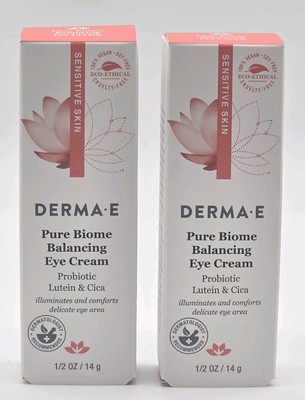 2X Pure Biome Balancing Eye Cream by Derma-E for Women - 0.5 oz Cream