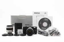 PENTAX Q10 Digital Camera Black 296 shots  Double Lenses Set From JAPAN 2803