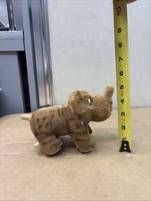 Vintage Rhino Stuffed Animal Made In Japan