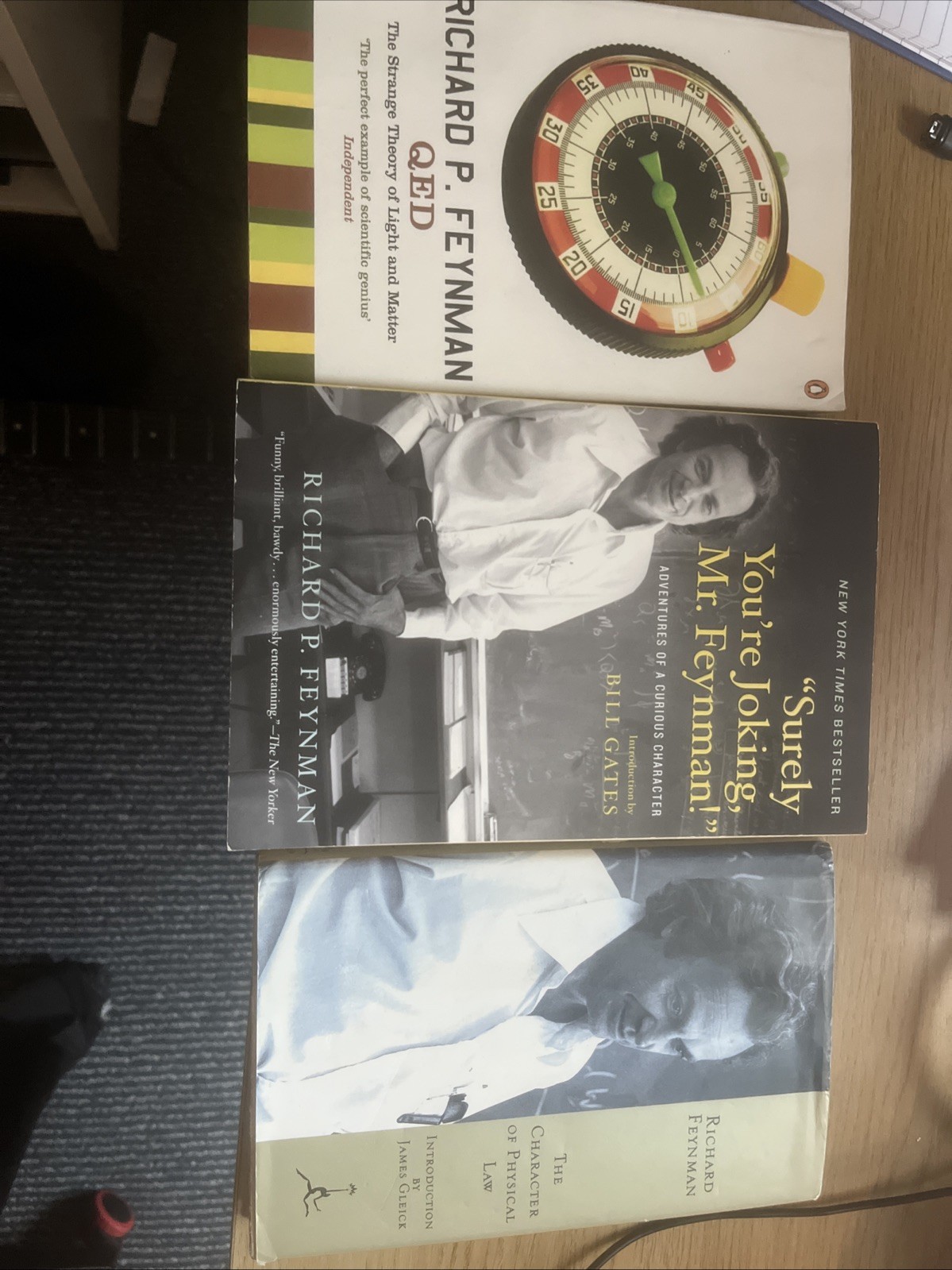 Three Richard Feynman Books Bundle