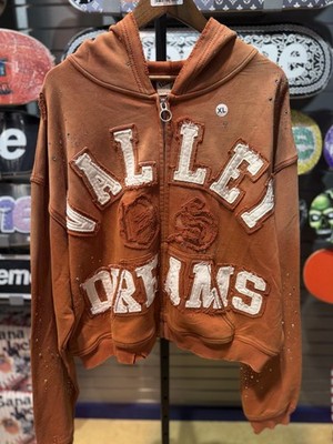 XL - Vale Zip Up Stone Hoodie Authentic Valley Vale Forever Brand New
