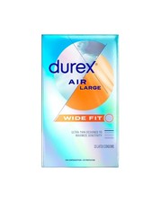 Durex Air Condoms, Extra Thin, Transparent Natural Rubber Latex Condoms for