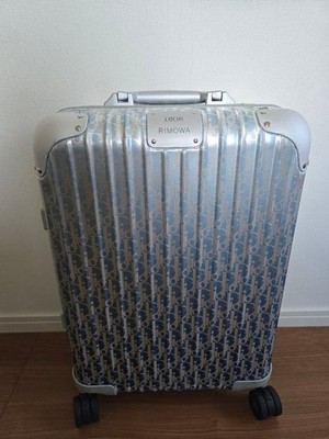 Dior RIMOWA Cabin Size Blue Gradient  Carry-on Suitcase Carry Case Used Rare