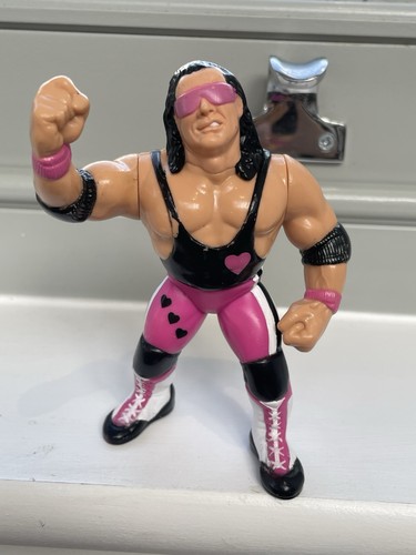 Bret Hart Hasbro Wrestling Action Figure The Hitma...