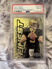 Marketplace image: 2024 Finest Drew Brees Mystery 1/1 Superfractor