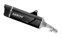 71997AKN - Auspufftopf Arrow Indy Race Evo Dark Aluminium Honda Nc 750 X (25-)