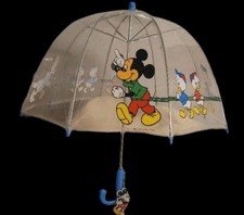 Vintage Disney Mickey Mouse and Friends Umbrella
