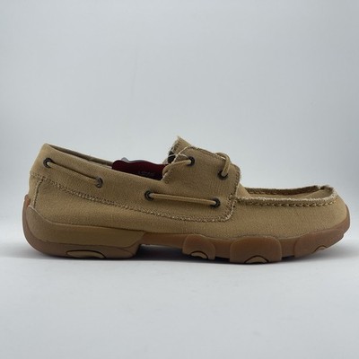 Twisted X Mens Canvas Loafers Lace Up MDM0053 Shoes Sneakers Size 13 M New