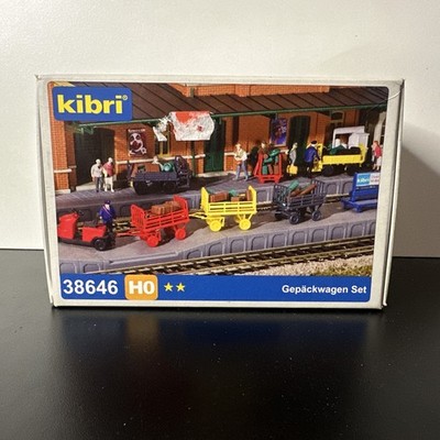 Kibri 38646 ( 8646 ) Spur H0 - Bahnsteigwagen- Sortiment NEU und OVP