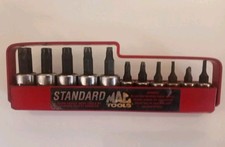 Mac Tools Torx Set 11 Piece Metal Tray Vintage 38 Drive Torx Driver Set Usa Mac Tools Torx Set 11 Piece Metal Tray Vintage 38 Drive Torx Driver Set Usa