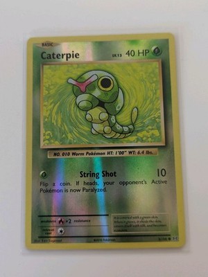 2016 Pokemon XY Evolutions Caterpie Reverse Holo 3/108