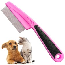 GNAWRISHING Flea Comb 1Pcs with High Strength Teeth Pet Tear Small, 1pcs