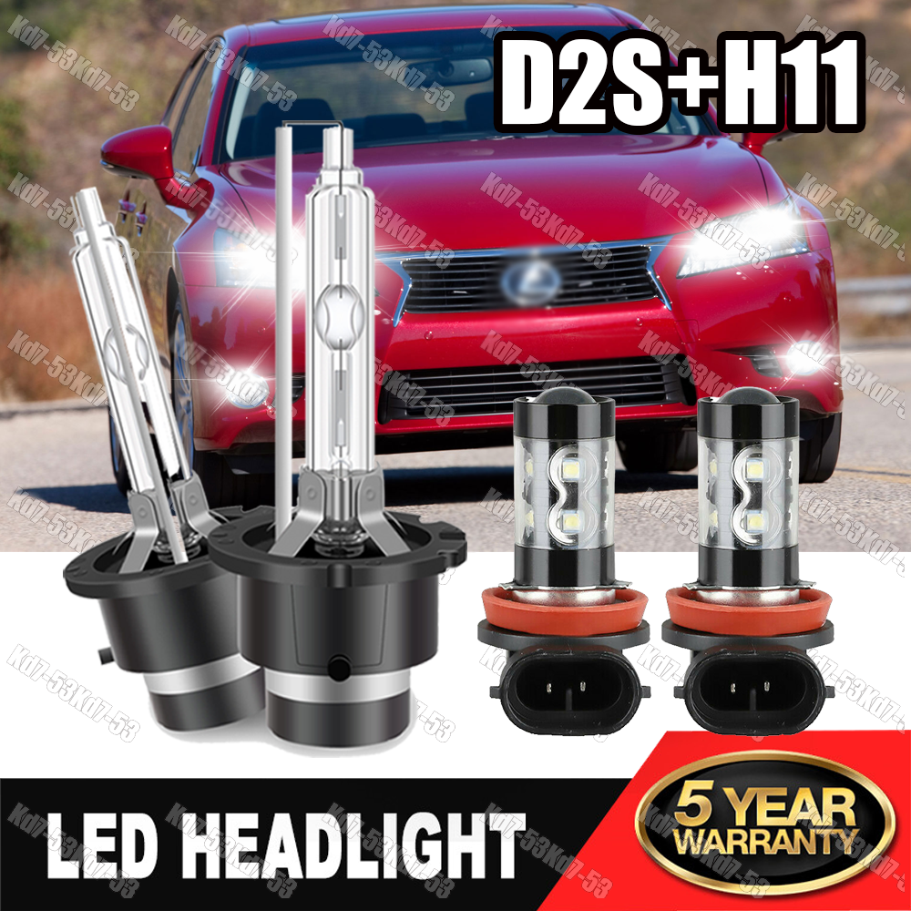 For 2013-2015 Lexus GS350 GS450h - HID Xenon Headlight Bulb Hi Lo Beam Fog Light