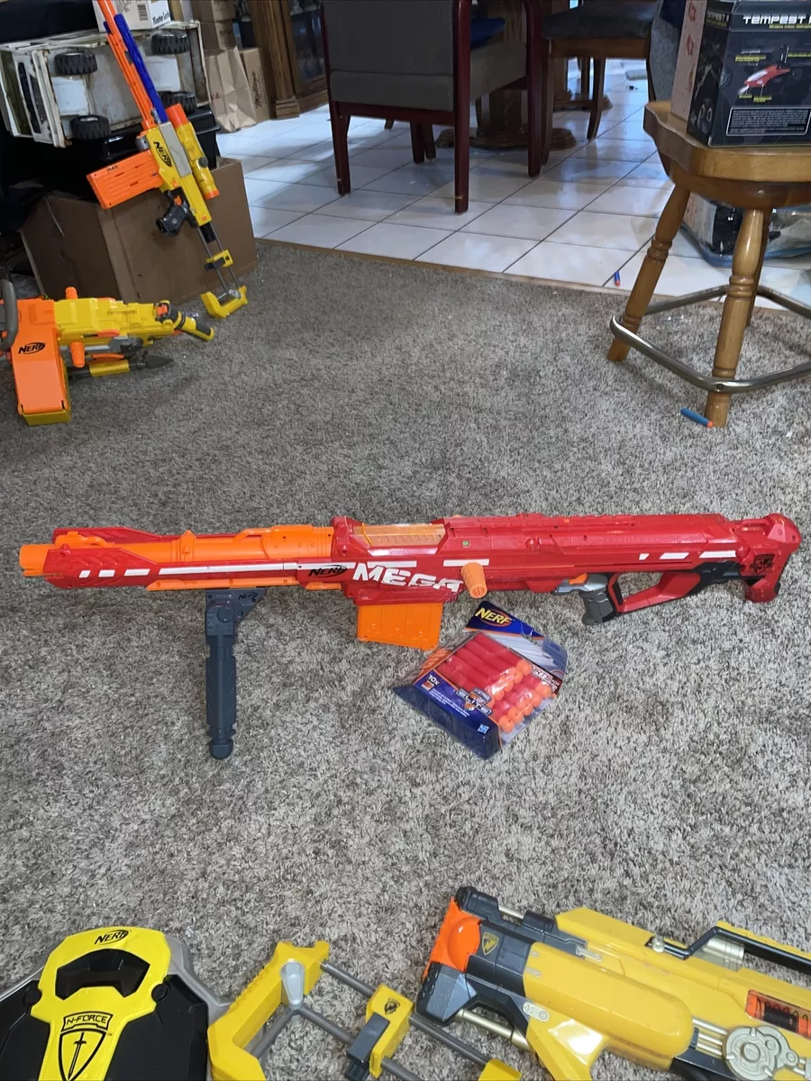 Nerf Mega Centurion Sniper Rifle Blaster Gun w Mag