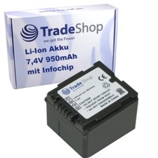 Batteria agli ioni di litio 7,4 V 950 mAh per Panasonic HDC-SD1 HDC-SD3 HDC-SD5 con infochip