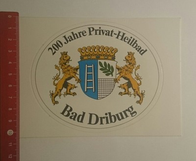 Sticker/Decal: 200 years private spa Bad Driburg (1612163)