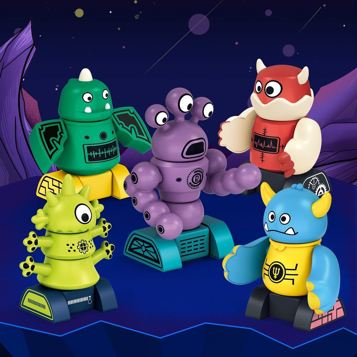 Jouet robot - Robot police 3 - 2 en 1 - Jaune - Pour enfants à partir