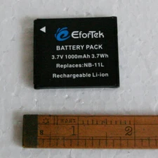 EforTek Replacement Camera Battery for Canon NB-11L in new open box condition