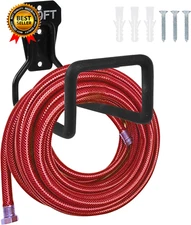 Metal Garden Hose Holder Heavy Duty Hose Hanger Wall Mounted Water Hose Holder