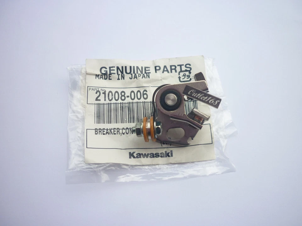 Punto de interruptor de contacto OEM Kawasaki G7 G5 KH100 G3 G3SS G3TR F8 KE100 KE125 G4TR Foto 3 de 4