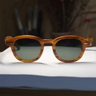 Vintage G15 Sunglasses Johnny Depp polarized sunglasses men blonde green Glasses