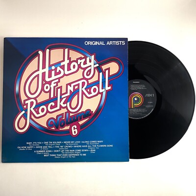 History Of Rock N Roll Vol 6 Compilation LP Canada Import Vinyl Record ...