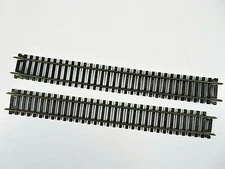 Vintage Garnet HO Straight Train Track Lot Of 2 Made In Austria 9" L 1 1/8" Wide