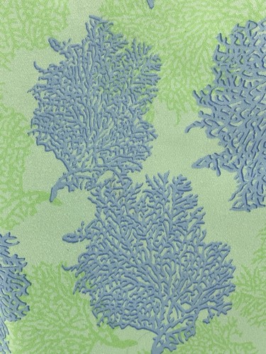 Vineyard Vines mintgrün mit blauen Meeresfächern ärmelloses Kleid Damengröße 4 " - Bild 5 von 8