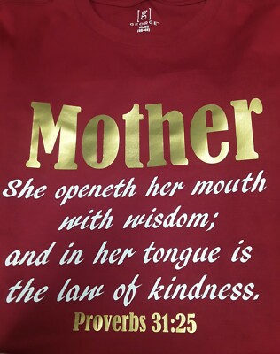 Mother's Day Christian Mother T shirt-Proverbs 31:25