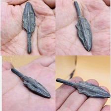 ANCIENT ROMAN LONGSHOT BRONZE ARROWHEAD IMPERIAL ARTEFACT WAR RELIC