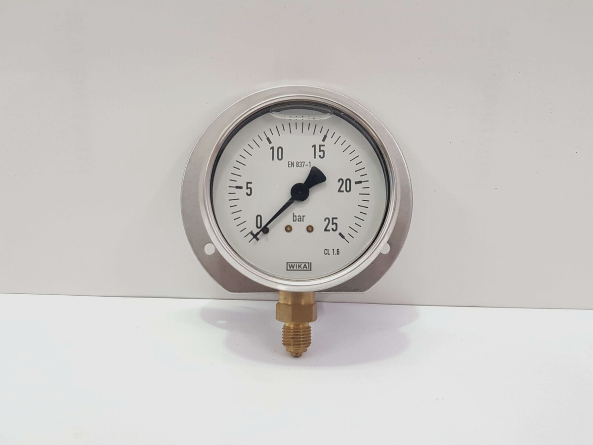 銀杯 WIKA EN 837-1 PRESSURE GAUGE 0-25 BAR | eBay