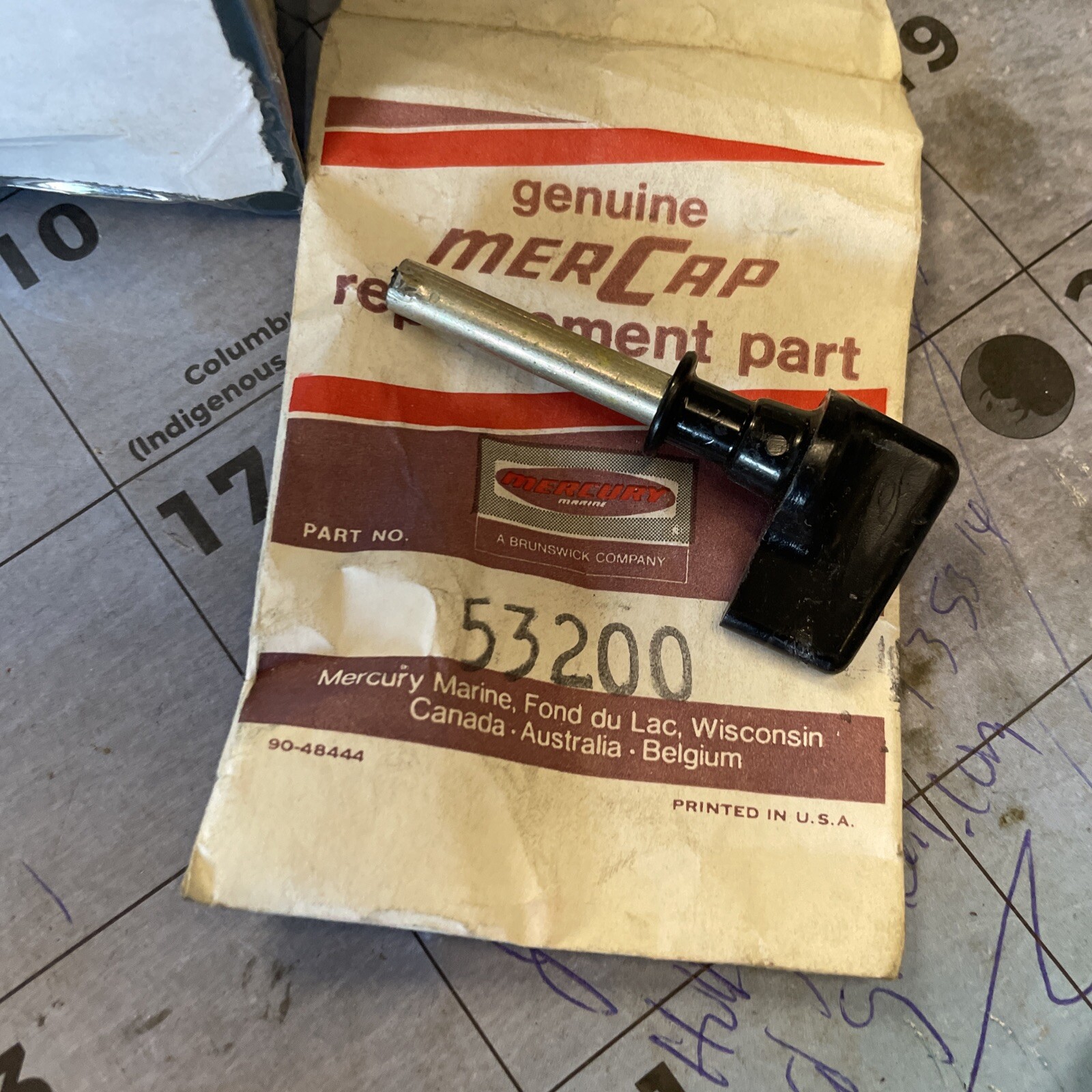 53200 NEW VINTAGE GENUINE MERCURY OUTBOARD KNOB eBay