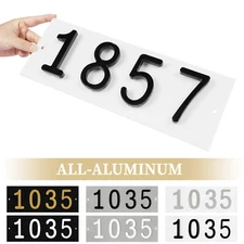 ColourTree High-end Custom House Number Plaque - Personalized Street Sign