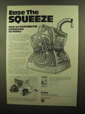1979 Holley Economaster Carburetor Ad - Ease Squeeze