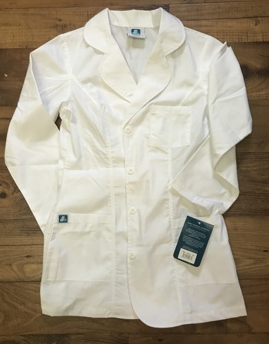 Adar Universal 30" Women's Princess Cut Consultation White Coat White Size XS - Picture 6 of 12