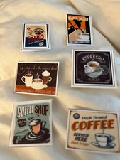 Coffee Shop  posters 1:12 dollhouse miniatures Gailslittlestuff NOW TRACKABLE
