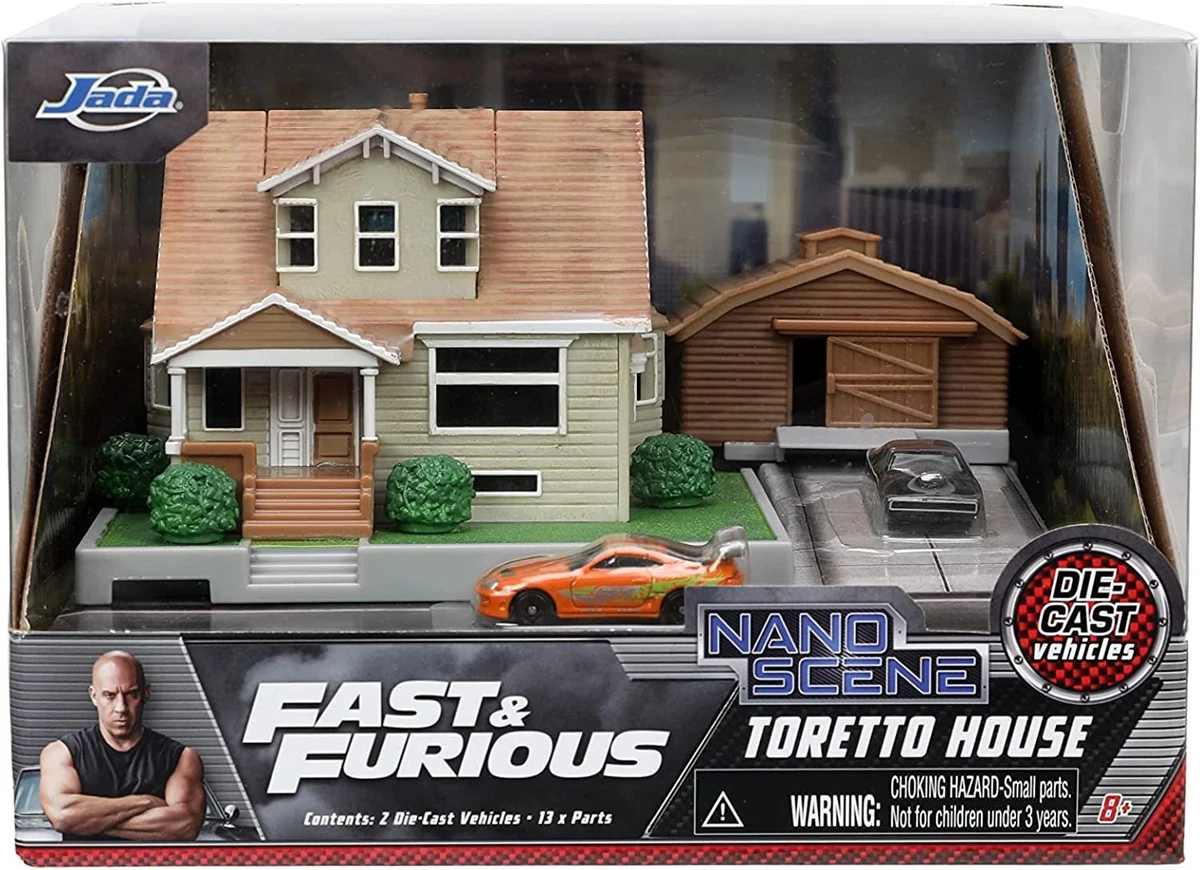 Jada Toys 33668 House Display with Die-cast Car Toretto House Fast & Furious  801310336687