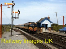 Irish Railway Photo - Train at Rosslare Strand station CIE 001 class c1989