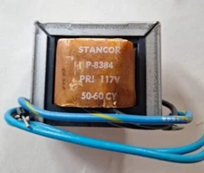 Stancor P-8384 Filament Transformer Tube Amps 117 V 50-60 Cycles Vintage NIB NOS
