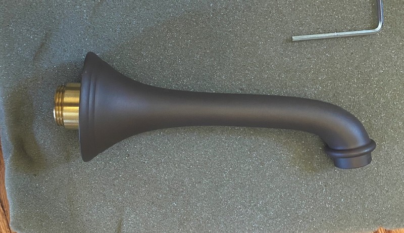 JADO Hatteras Wall Tub Spout - Old Bronze 842/017/105 - NEW Oil Rubbed Bronze