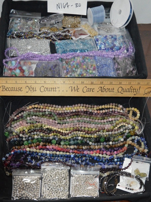 Large Huge Lot Jewelry Making Beads;LazuliCrystlGlassAgateTibetSilverAmethyst