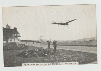 Frankreich, um 1910, Flugversuche  von Stockel -- un Virage