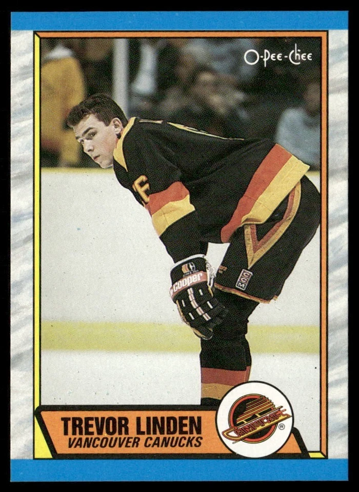 Juego completo de hockey O-Pee-Chee 1989-90 (330) Linden/Leetch/Sakic RC de alto grado Foto 4 de 4