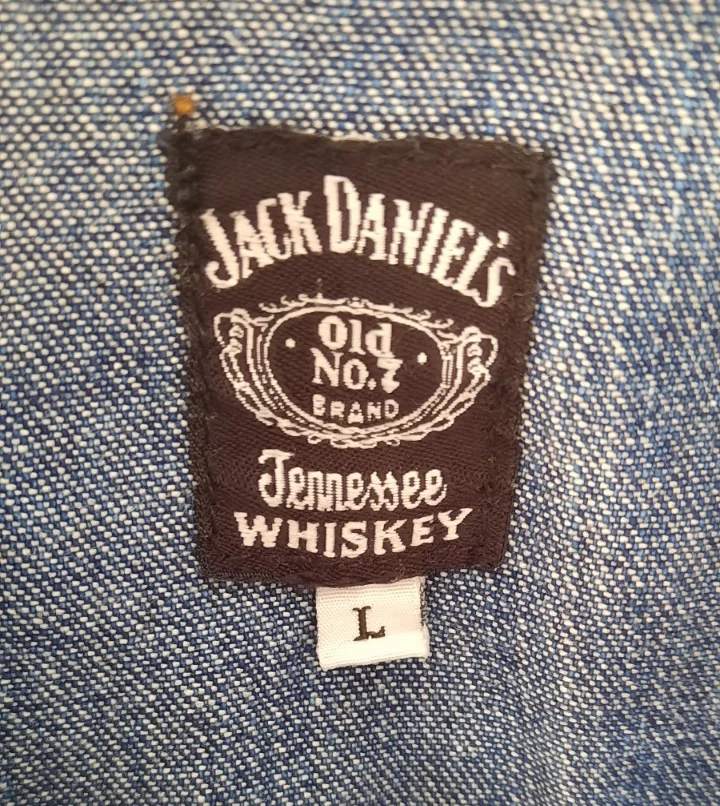 Jeans Hemd -Jack Daniels - NEU - Ungetragen - Größe L - Bild 4 von 4
