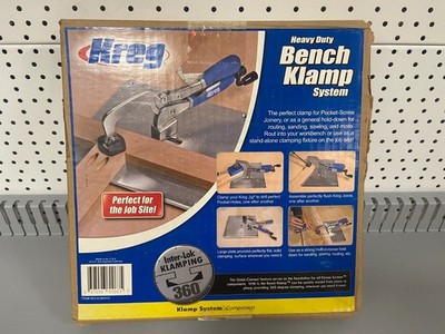 NEW Kreg Heavy Duty Bench Klamp System - NOS