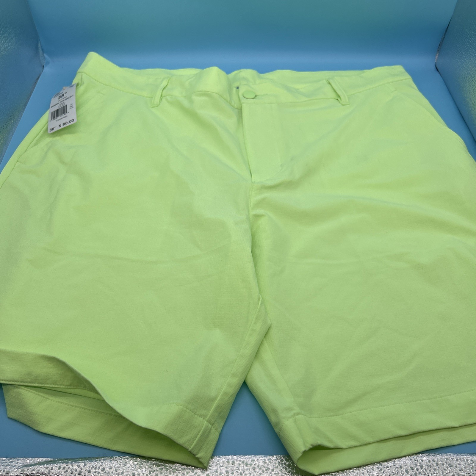 Shorts Men&rsquo;s Size 38 Neon Green/yellow Iu2840