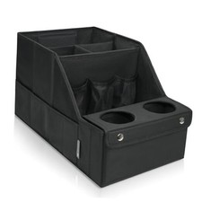 Car Seat Organizer- Backseat Car Organizer with 11 Storages Compartments Black