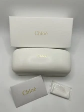 NEW ORIGINAL Chloe Hard Sunglasses /Eyeglases Case + Authenticity Card + Cloth