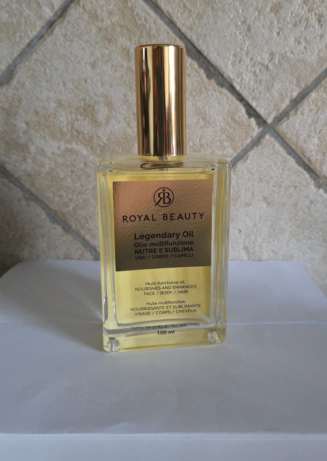 ROYAL BEAUTY Legendary Oil Olio Multifunzionale per Viso, Corpo e Capelli - N°1